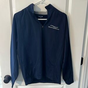 Men's Quarter Zip Navy Blue Sweatshirt size M